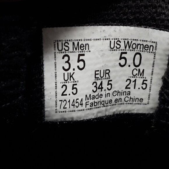 Vans Classic Slip On Platform Plaid Black Red Shoe Sneaker Mens 3.5 / Womens 5 - Picture 10 of 12